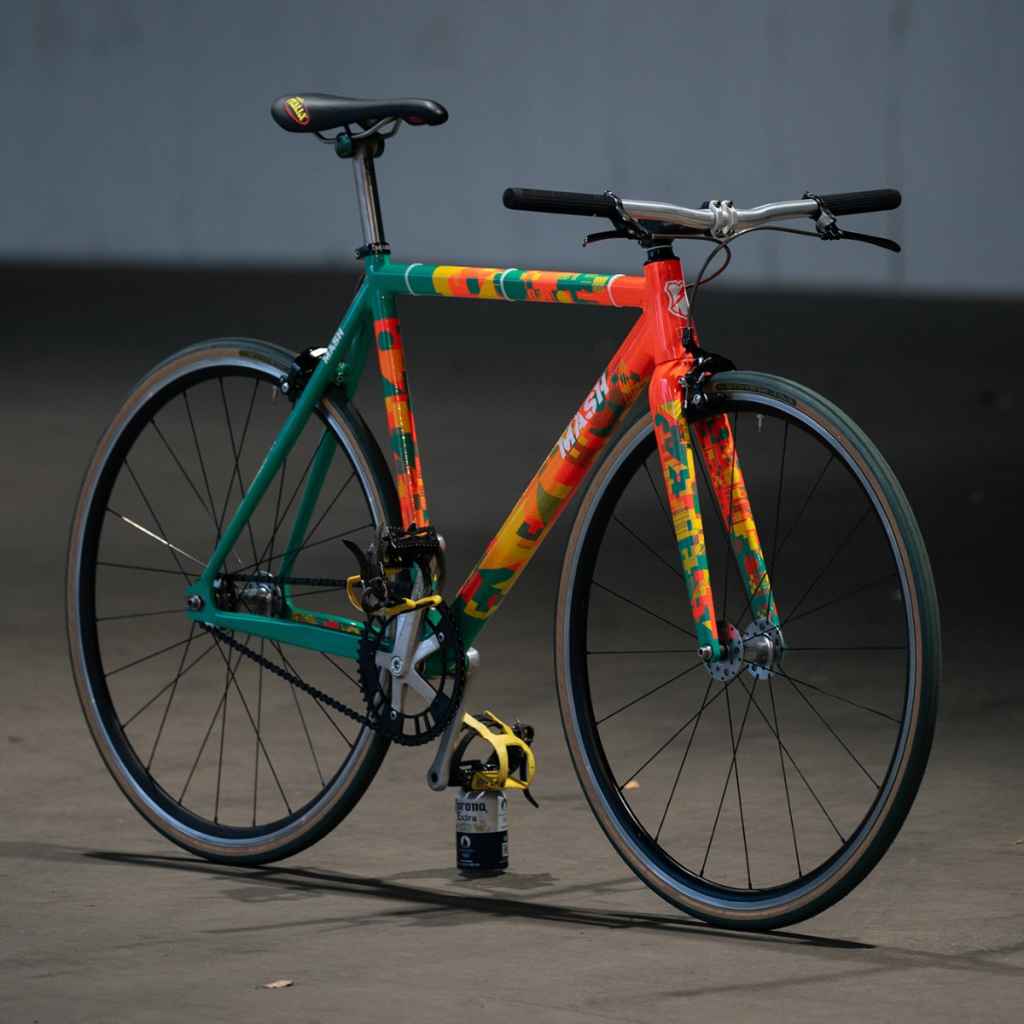 MASH* AC-4 frame set (neon algae) - BLUE LUG ONLINE STORE
