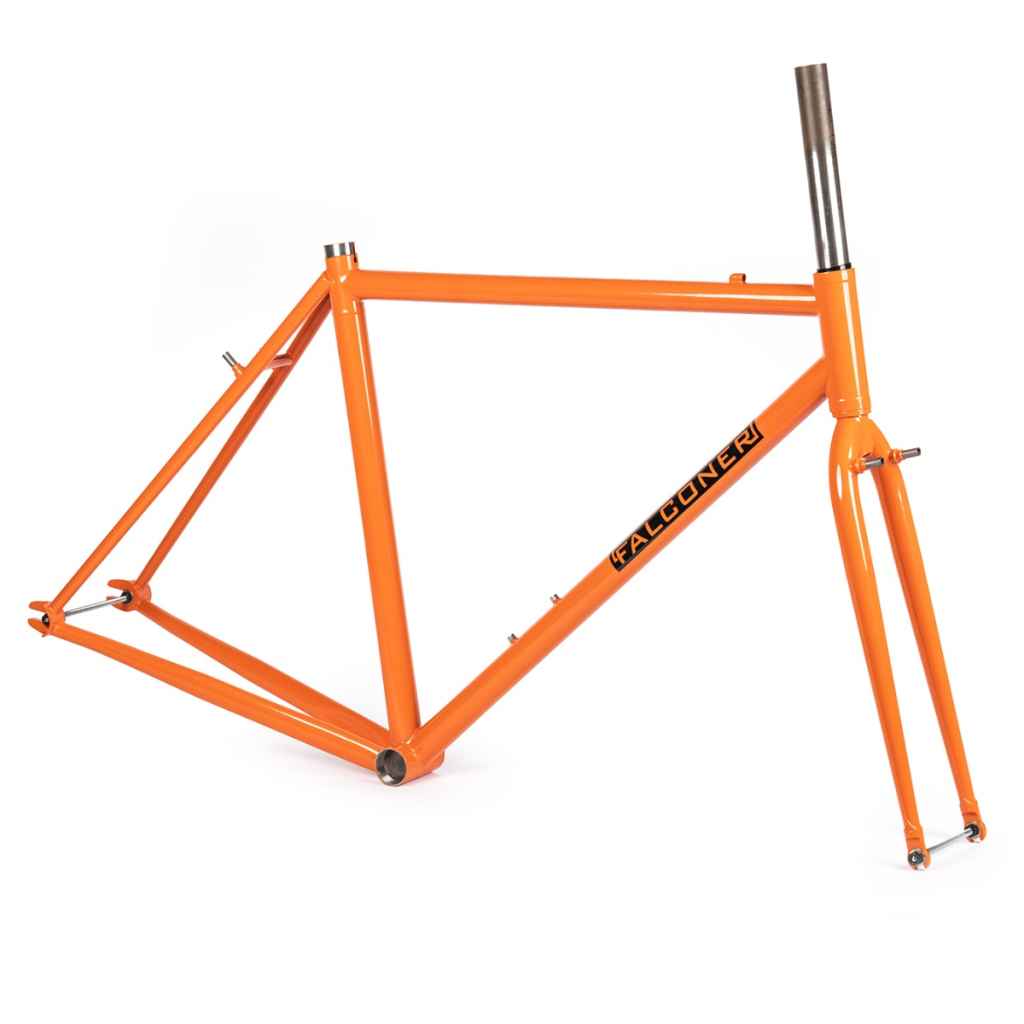 鯉太郎@lownslow FALCONER CYCLES* track frame set (persimmon orange) - BLUE