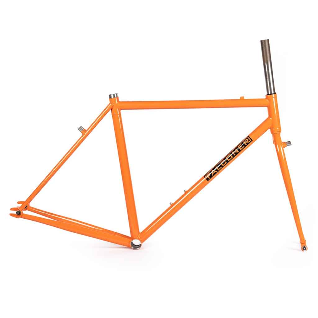 FALCONER CYCLES* track frame set (persimmon orange) - BLUE