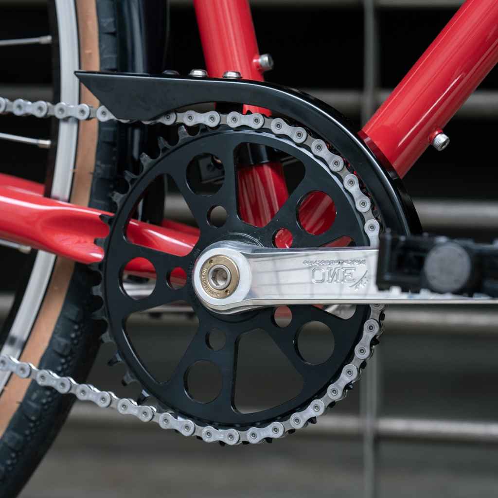 DIA-COMPE* chain cover (no logo/black) - BLUE LUG ONLINE STORE