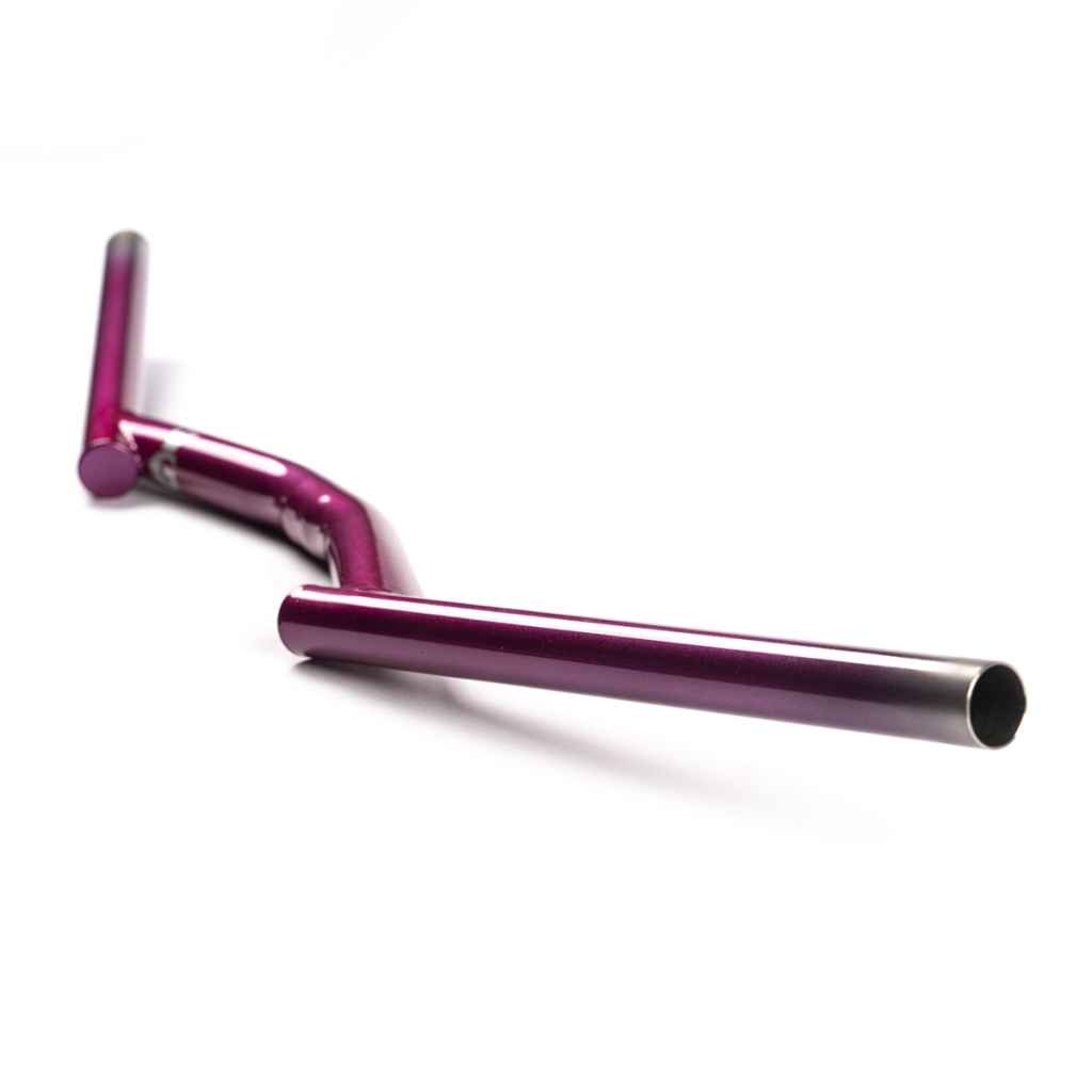 GROOVY CYCLEWORKS* Ti luv handle (cerakote nickel) - BLUE