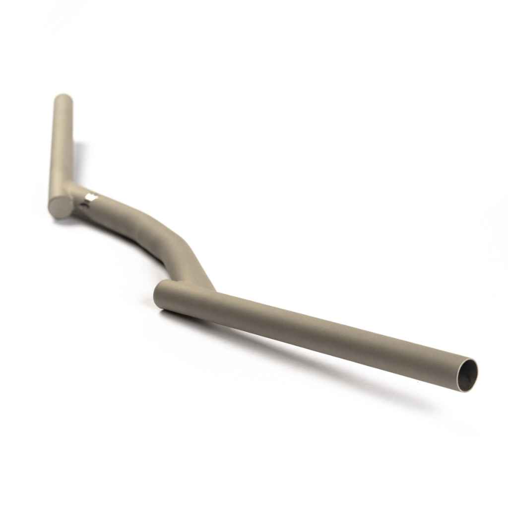 GROOVY CYCLEWORKS* Ti luv handle (cerakote nickel) - BLUE