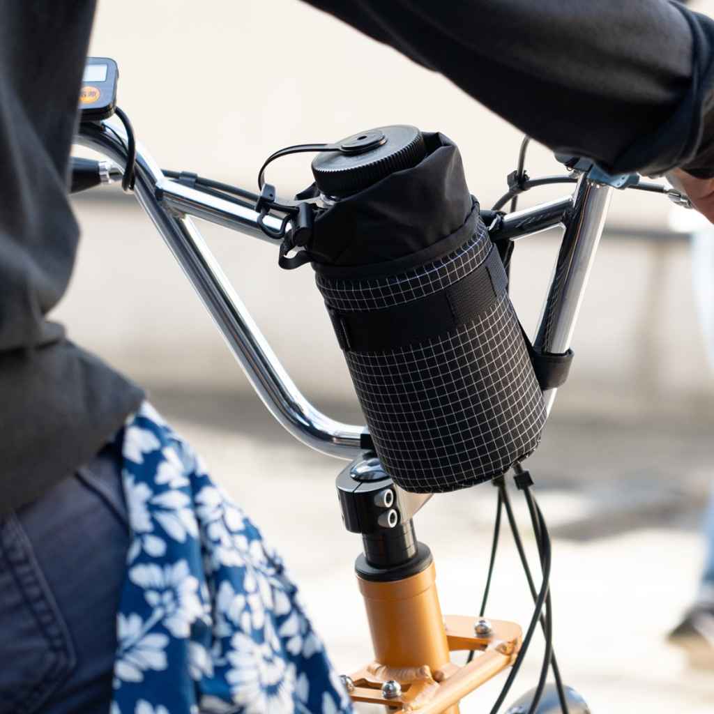 FAIRWEATHER* stem bag (grid rip/black) - BLUE LUG ONLINE STORE