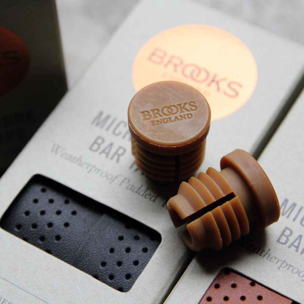 Brooks コルクグリップ 箱入り BROOKS* microfiber bartape (honey) - BLUE LUG ONLINE STORE