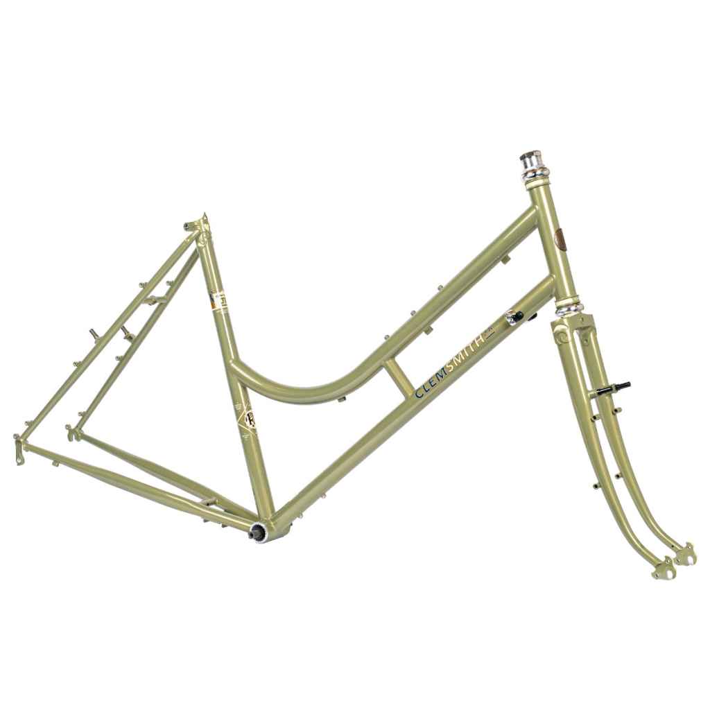 RIVENDELL* clem smith Jr. frame set (sergio green) - BLUE LUG