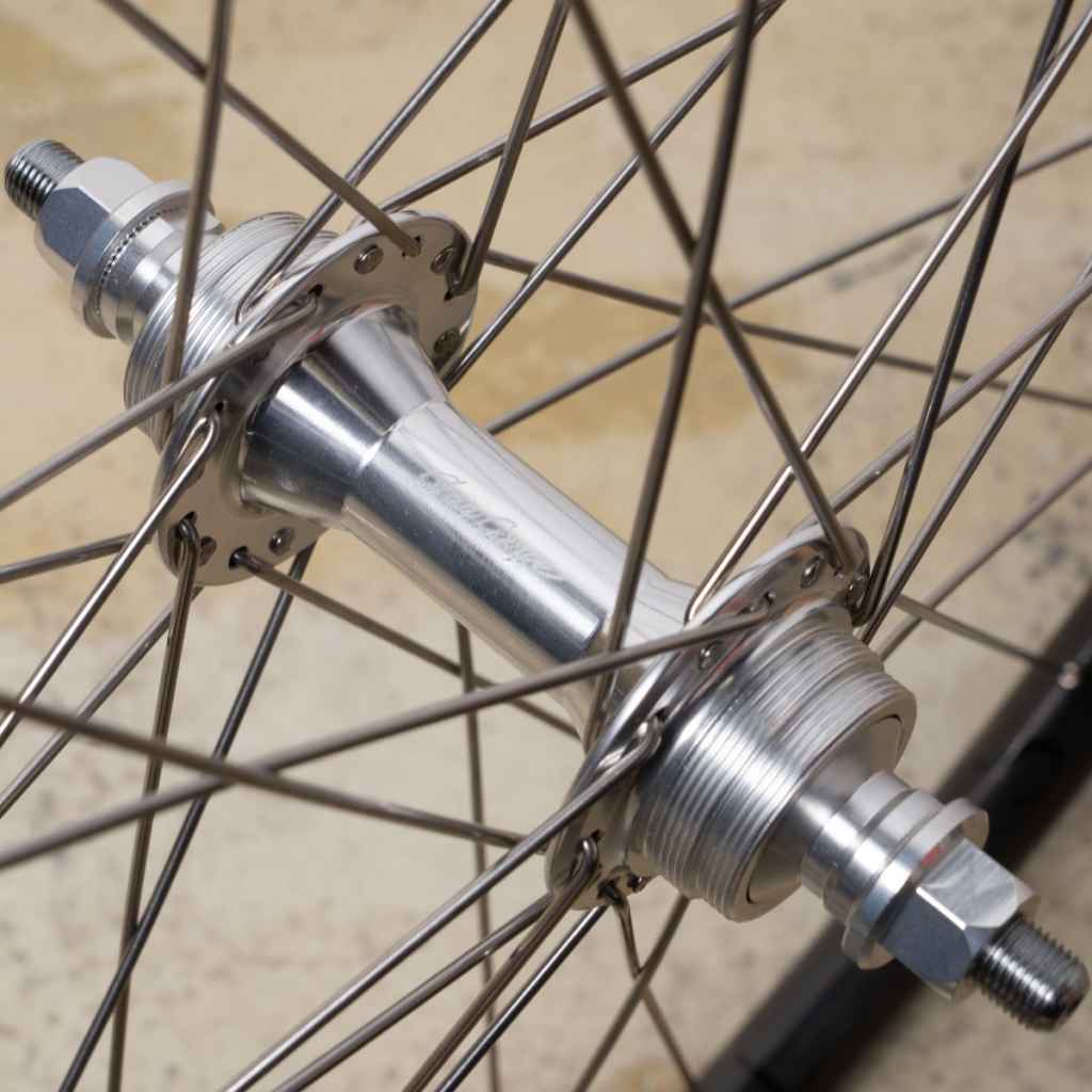 H PLUS SON* archetype track wheel (hard anodized) - BLUE LUG