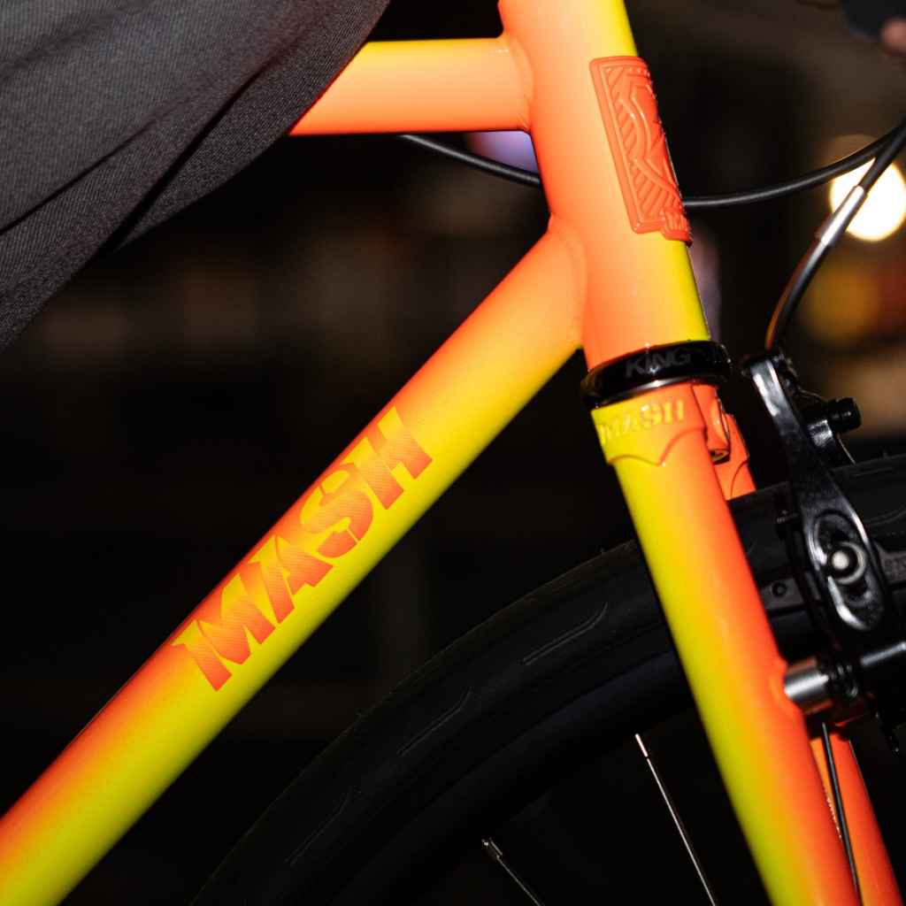MASH* steel frame set (orange/yellow fade) - BLUE LUG ONLINE