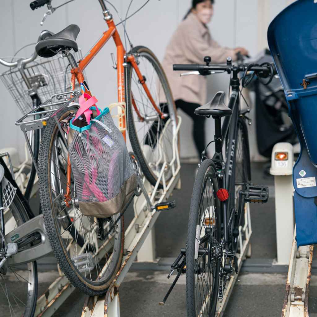 BLUE LUG* 3way pannier (mesh ivory) - BLUE LUG ONLINE STORE