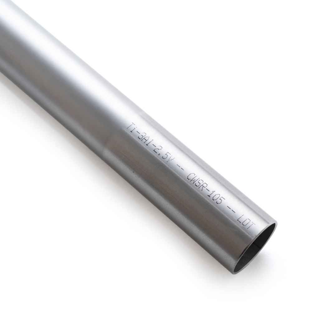 BINGHAM BUILT* titanium straight seatpost for carbon rail - BLUE