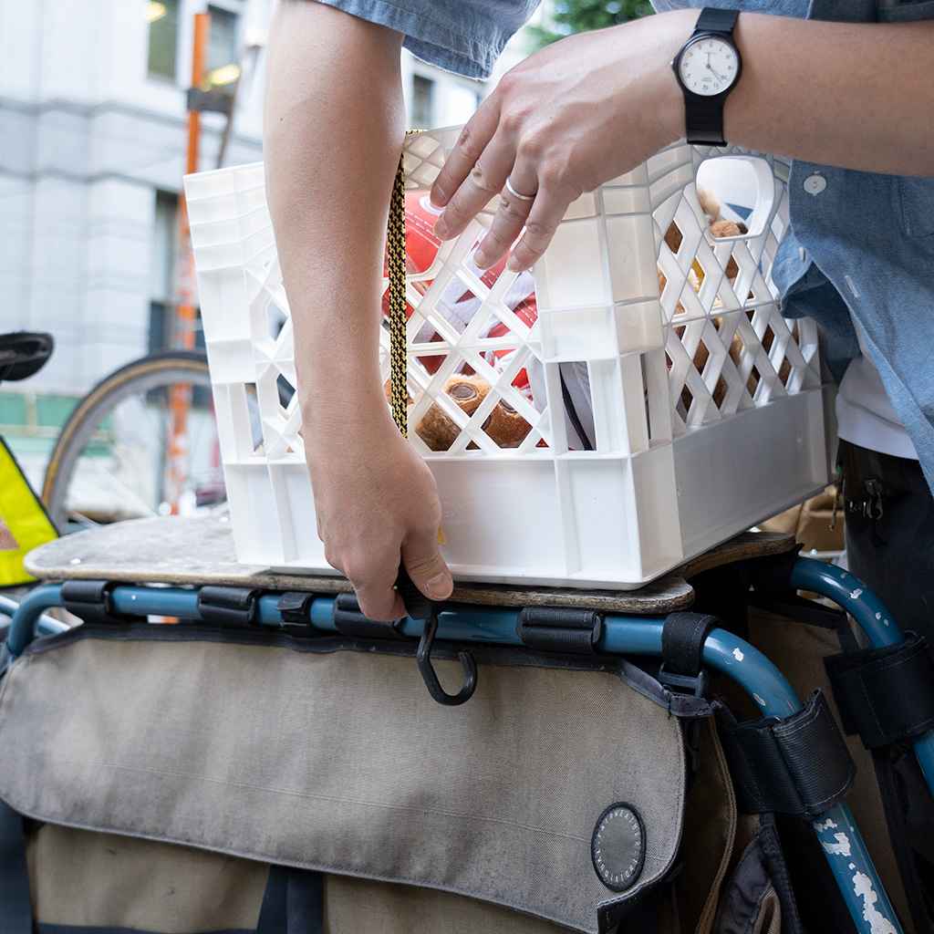 BLUE LUG* flat bungee (yellow) - BLUE LUG ONLINE STORE