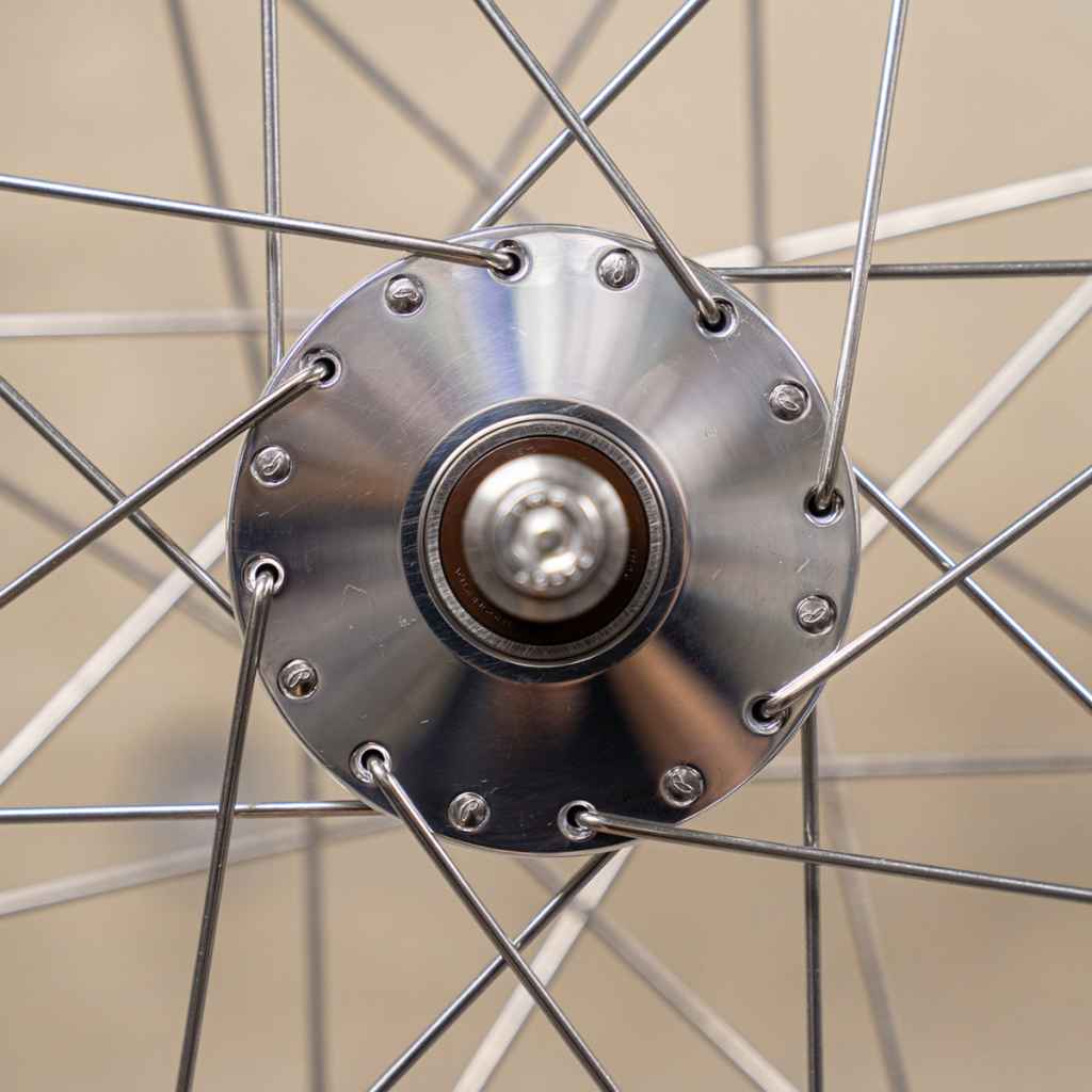 VELOCITY×PHILWOOD* quill track wheel (silver/polish) - BLUE LUG