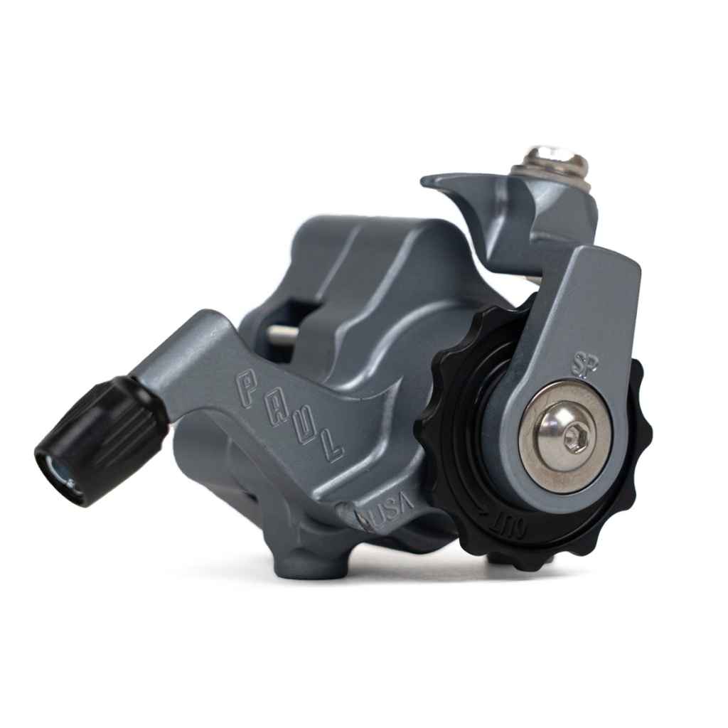 PAUL* klamper flat mount disc calliper (silver/orange