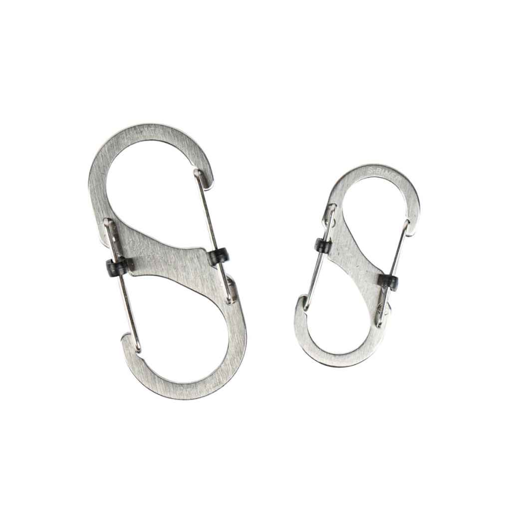 NITE IZE* s-biner slidelock (silver) - BLUE LUG ONLINE STORE