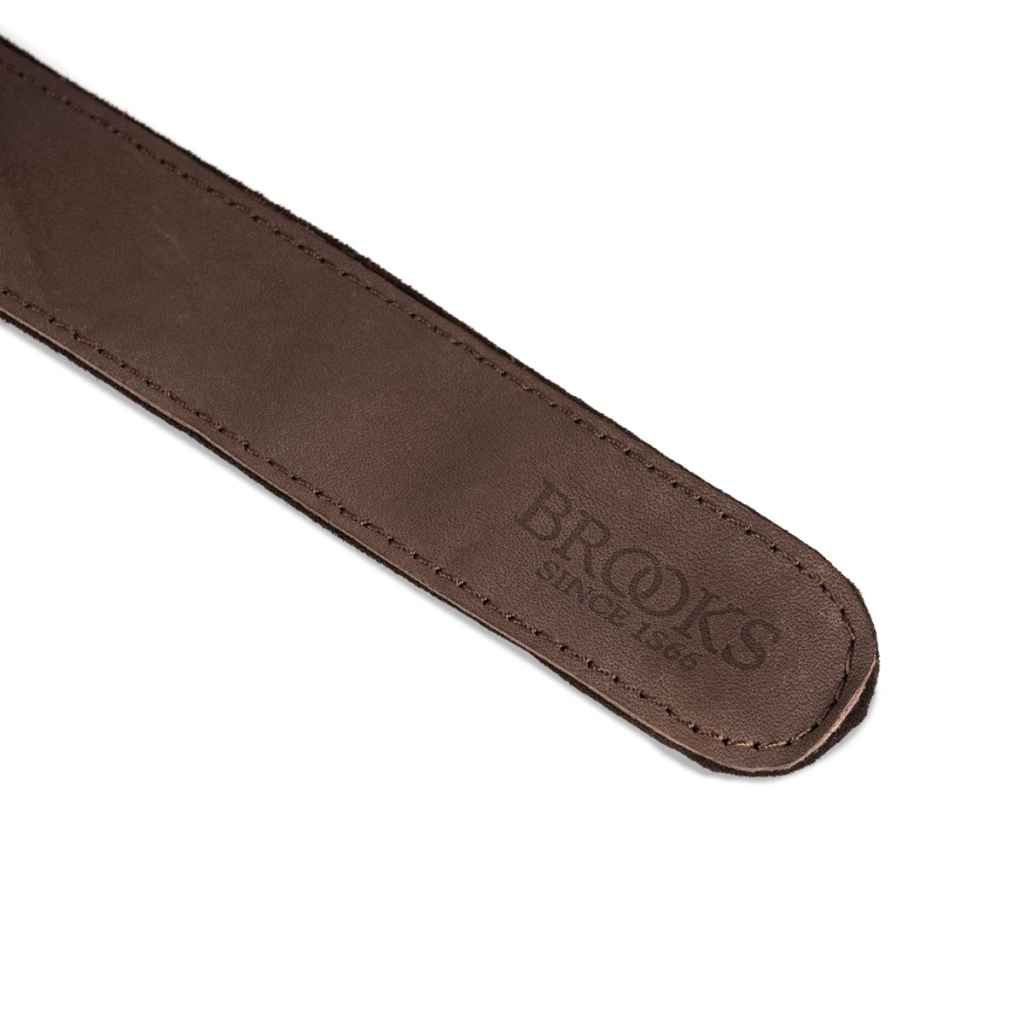 BROOKS* leather trouser strap (brown) - BLUE LUG ONLINE STORE