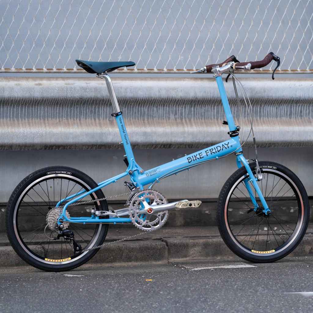 BIKE FRIDAY* New world tourist (54/Sky Blue Sparkle) - BLUE
