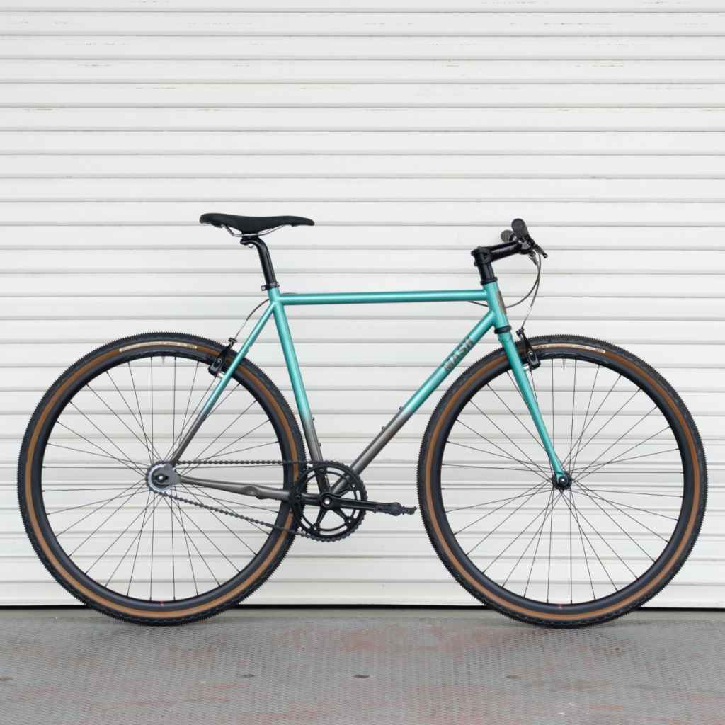 MASH* steel CUSTOM complete bike (S/teal fade) - BLUE LUG
