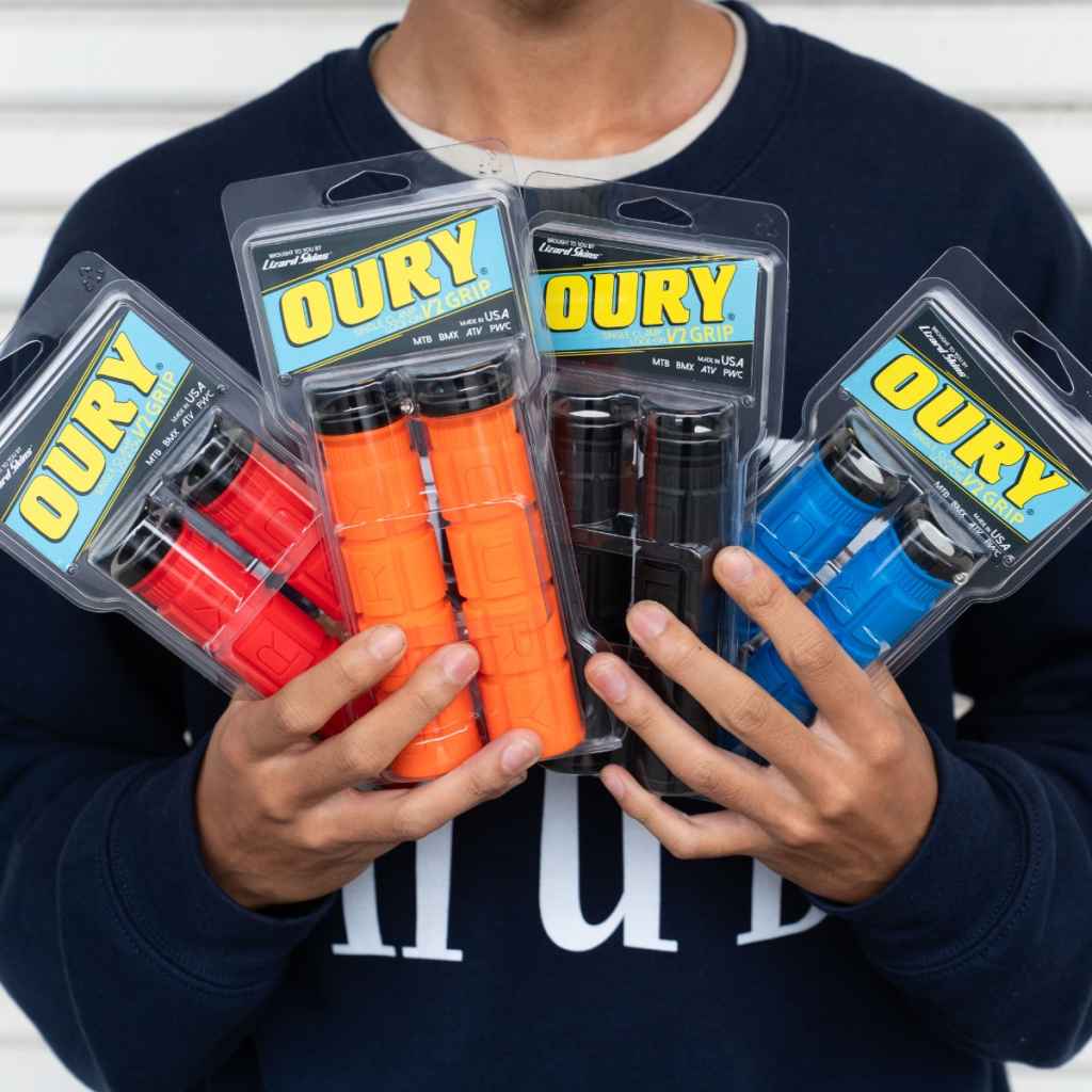 OURY* lock-on V2 grip (blaze orange) - BLUE LUG ONLINE STORE