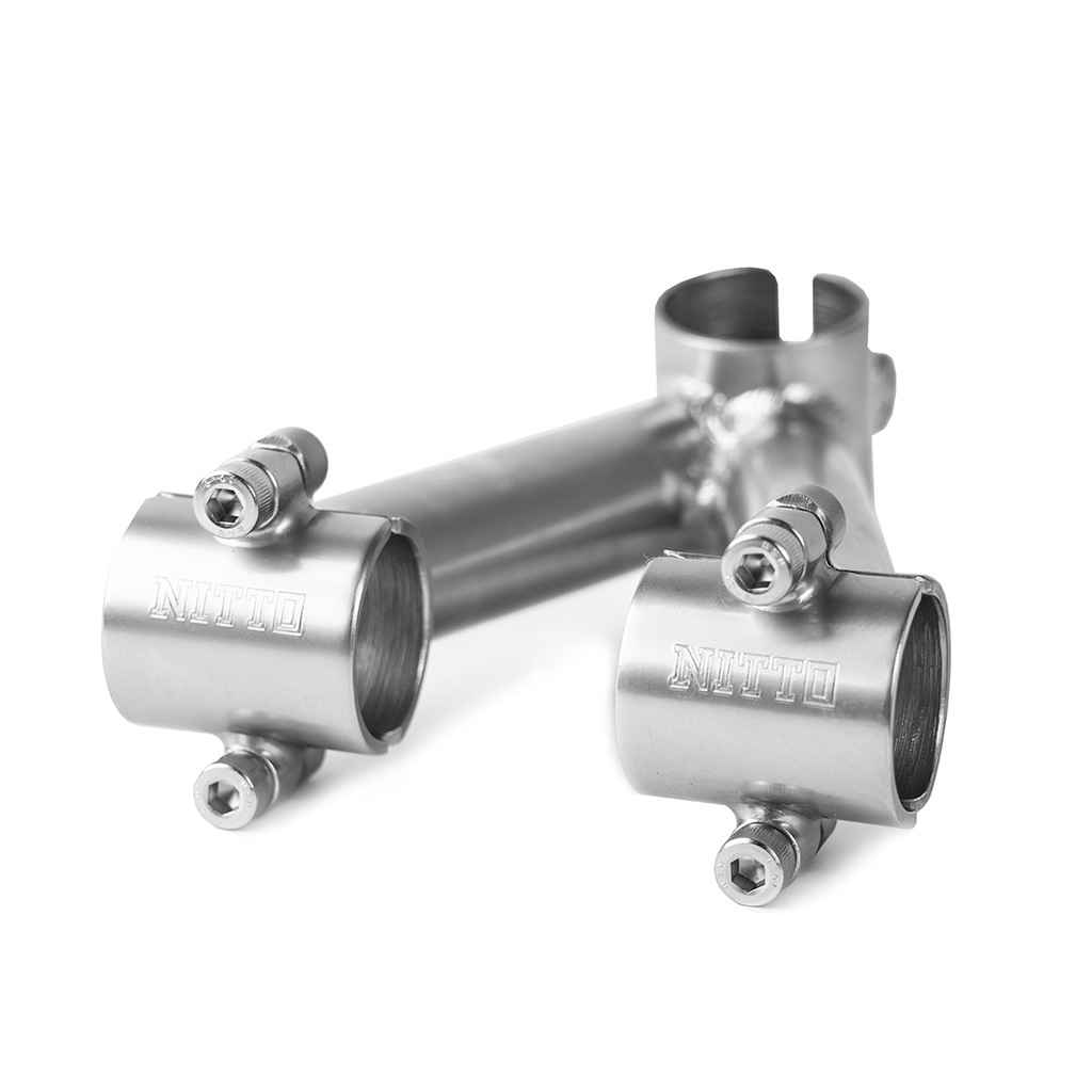 SHIMANO - ニットー  ステム  25.4 シルバー　1 ブルーラグ　nitto stem スレッドステム - ステム - BICYCLE / 自転車・パーツ - BLUE