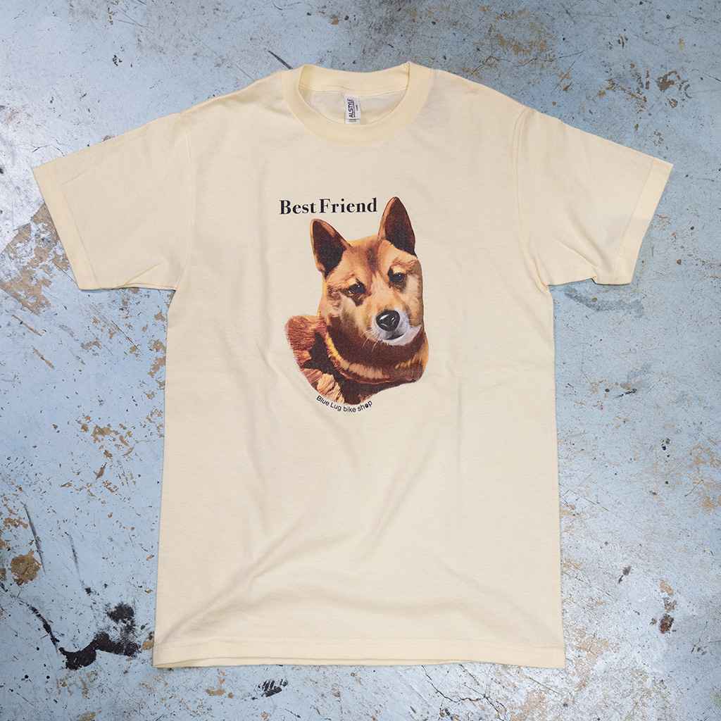 新品未使用　Tシャツ　Mサイズ　ブルーラグ　blue lug BLUE LUG* best friend t-shirt (cream) - BLUE LUG ONLINE STORE