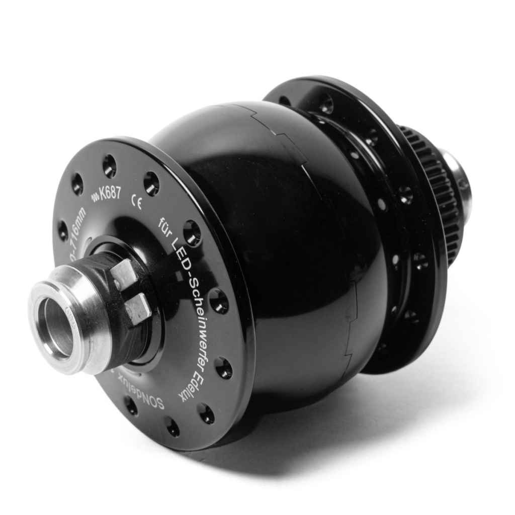 SON NABENDYNAMO* SON delux 12mm center lock disc (black) - BLUE