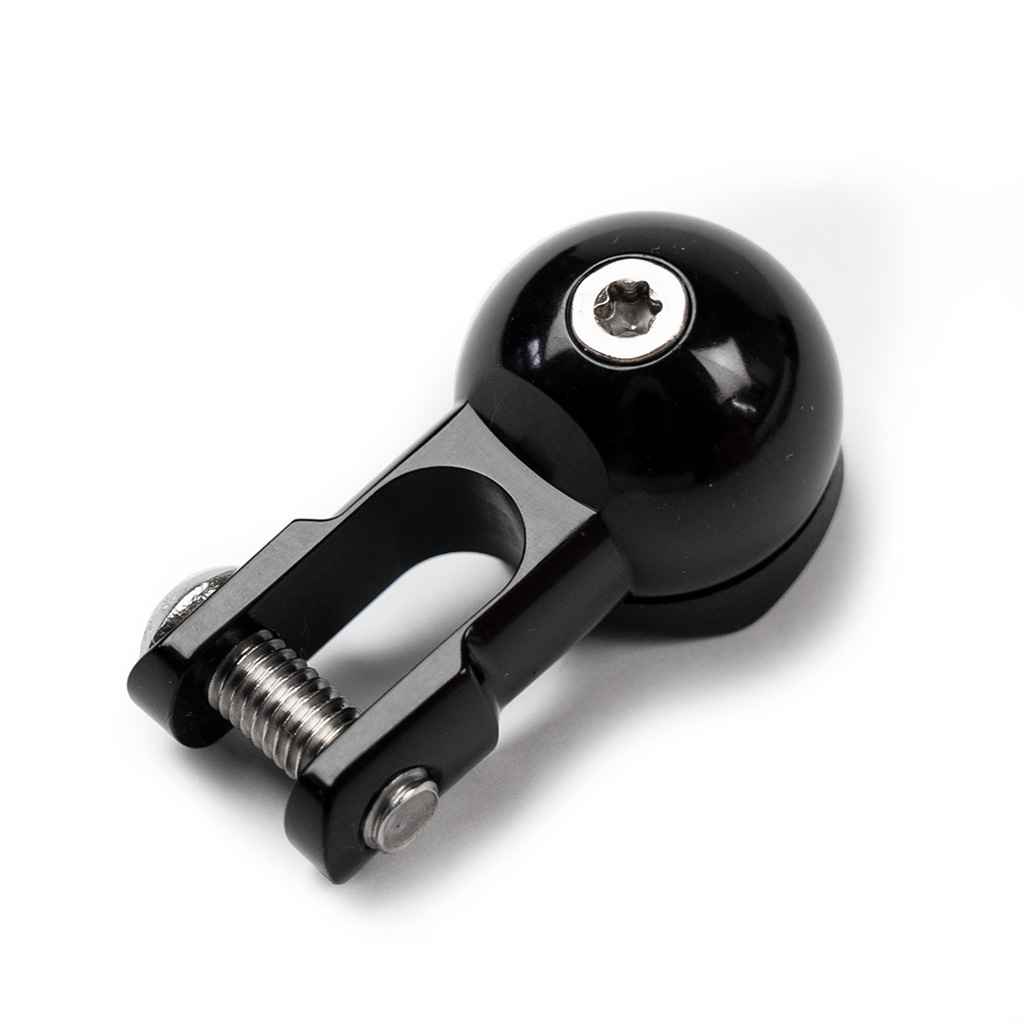 SON NABENDYNAMO* bracket deluxe 2d light mount short (black