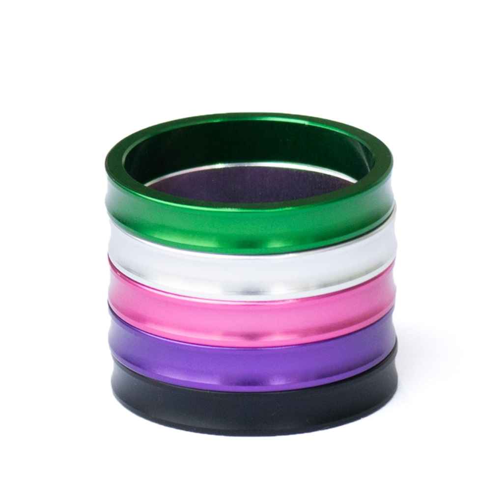 CRUST BIKES* 1inch 24 palms headset spacer (pink) - BLUE LUG