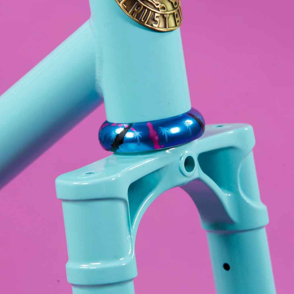 CRUST BIKES* threaded 24 palms headset (splash) - BLUE LUG ONLINE