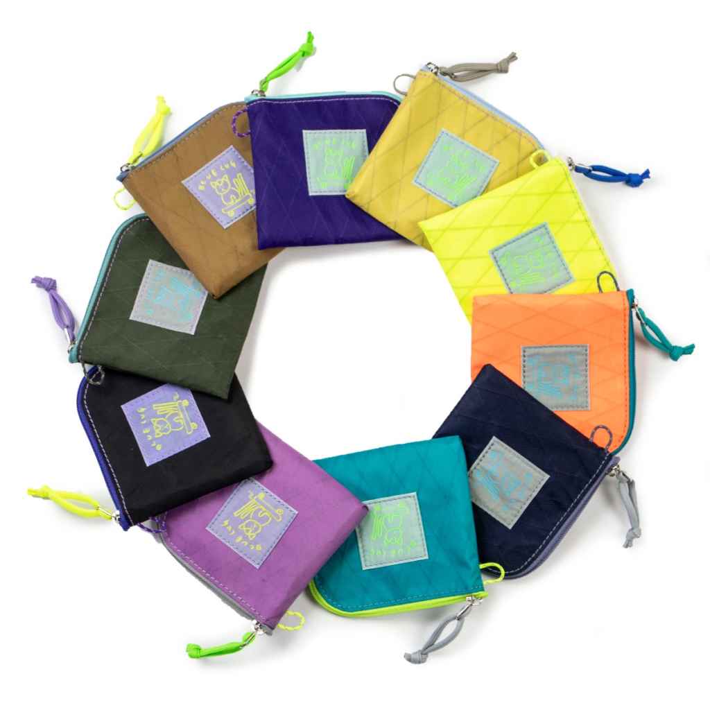 BLUE LUG* L-wallet (x-pac purple/green) - BLUE LUG ONLINE STORE