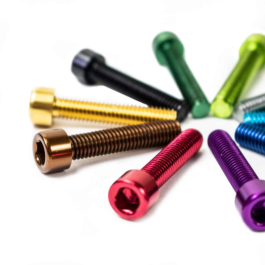 TEAM DREAM* anodized stem cap bolt - BLUE LUG ONLINE STORE