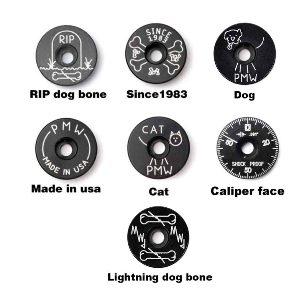 PARAGON MACHINE WORKS* aluminum top cap (black) - BLUE LUG ONLINE