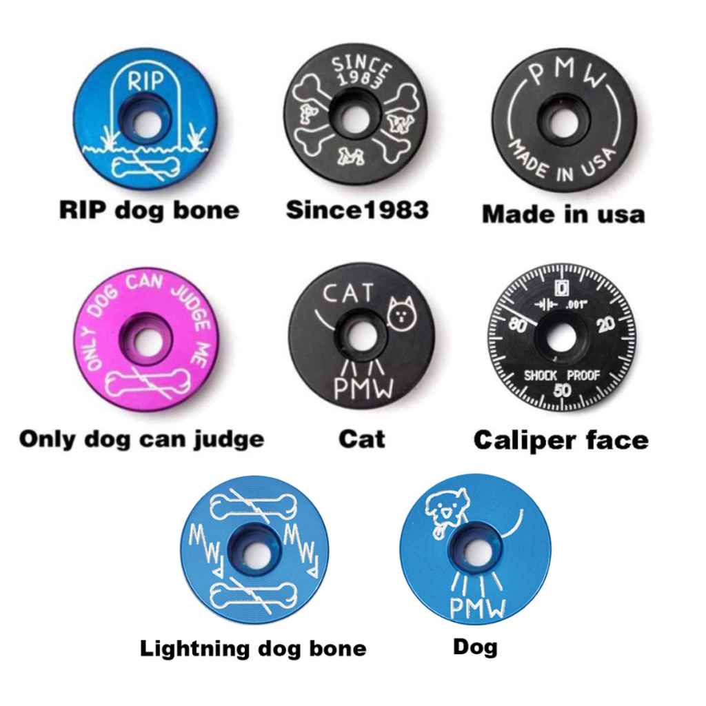 PARAGON MACHINE WORKS* aluminum top cap (blue) - BLUE LUG ONLINE STORE