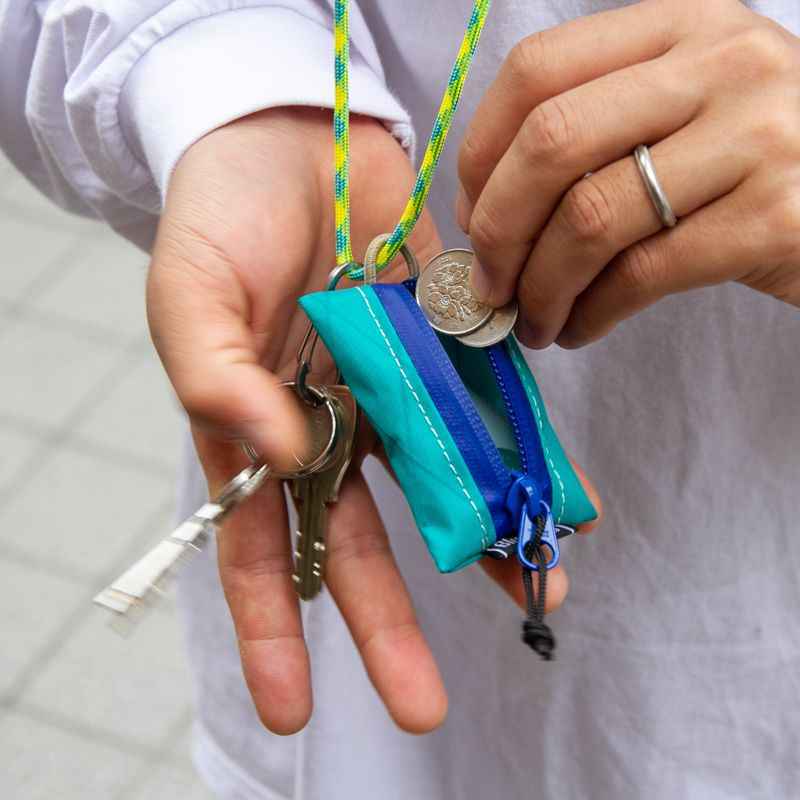 BLUE LUG* kozeni pouch (x-pac red/flash pink) - BLUE LUG ONLINE STORE