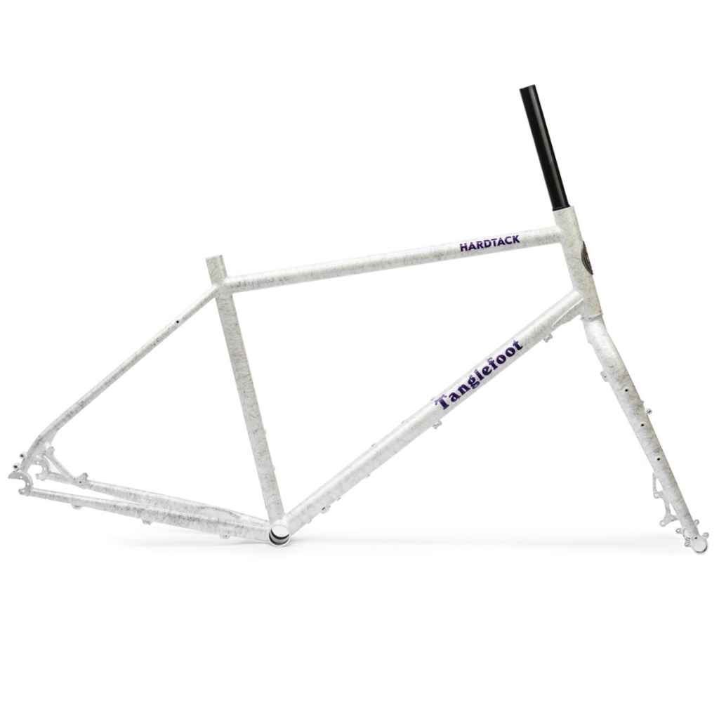 TANGLEFOOT* hardtack frame set (white splatter) - BLUE LUG