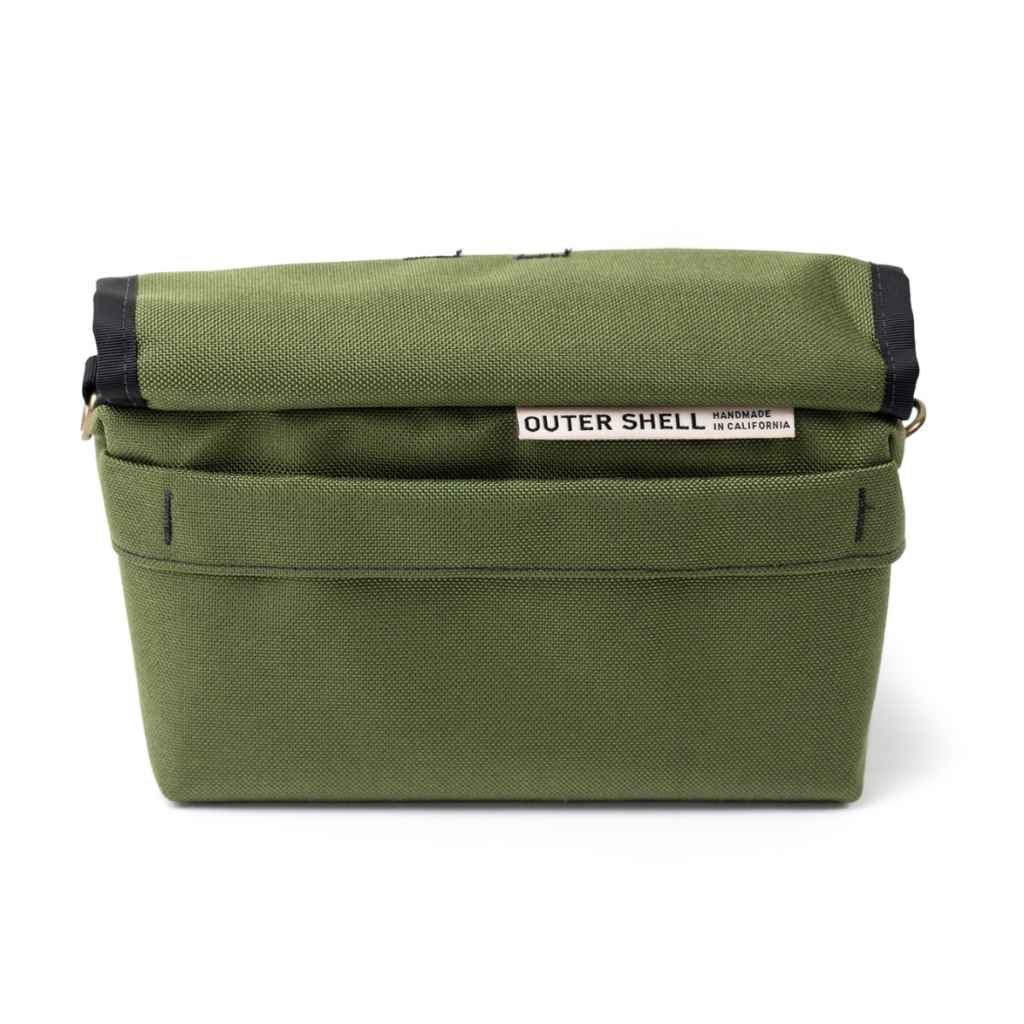 OUTER SHELL ADVENTURE* drawcord handlebar bag (olive drab