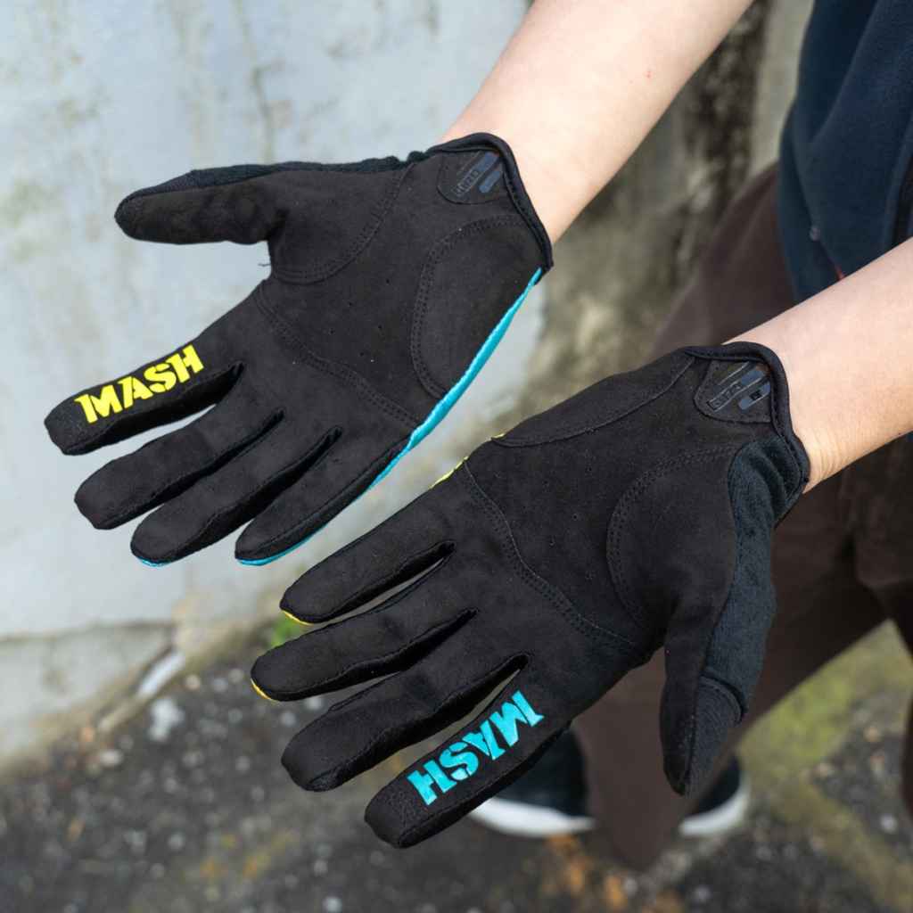 MASH* DND glove (teal/yellow) - BLUE LUG ONLINE STORE