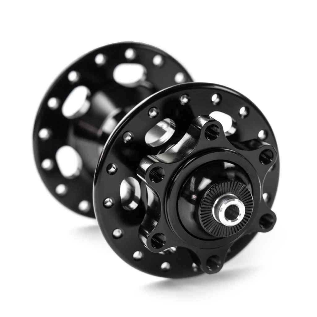 ENE CICLO* touring disc hub front (black) - BLUE LUG ONLINE