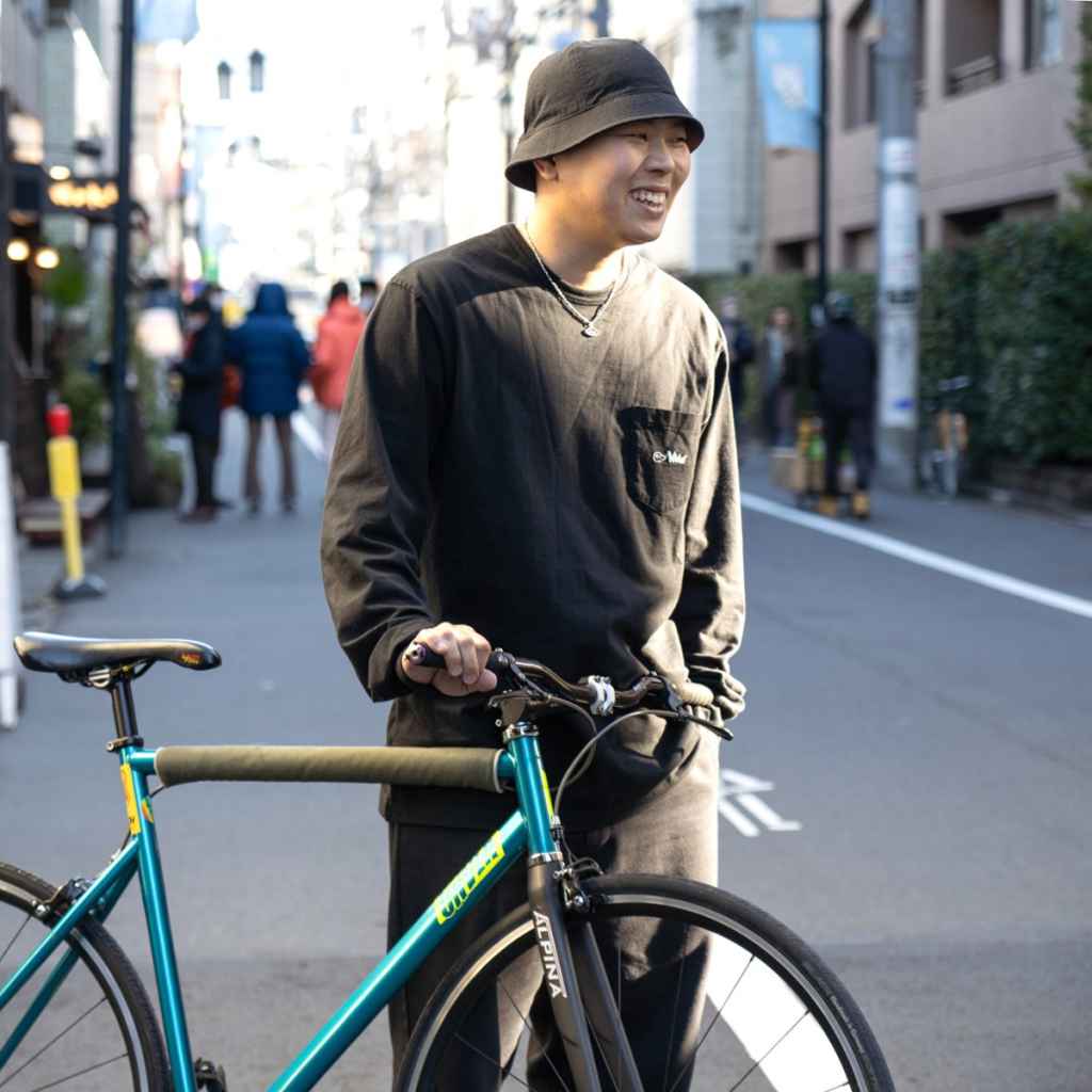 BLUE LUG* cycle work hat (nylon/black) - BLUE LUG ONLINE STORE