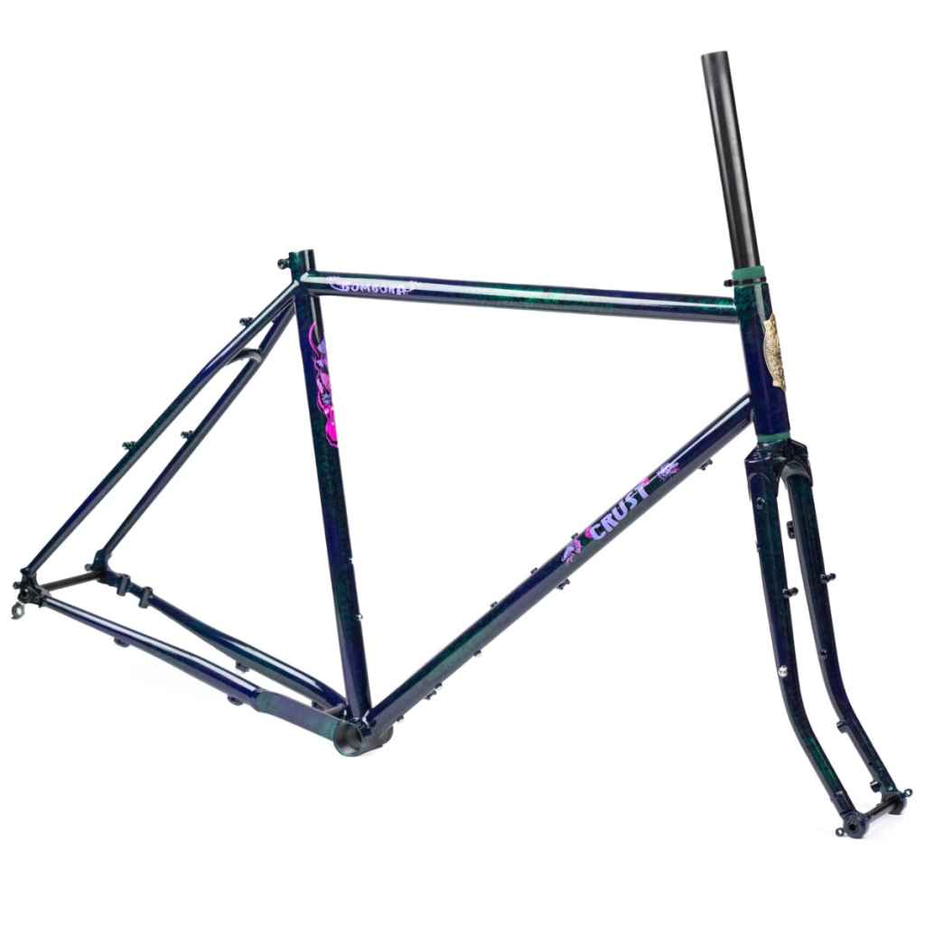 CRUST BIKES bomboraサイズXS美品 CRUST BIKES* bombora frame (sea creature green) - BLUE LUG