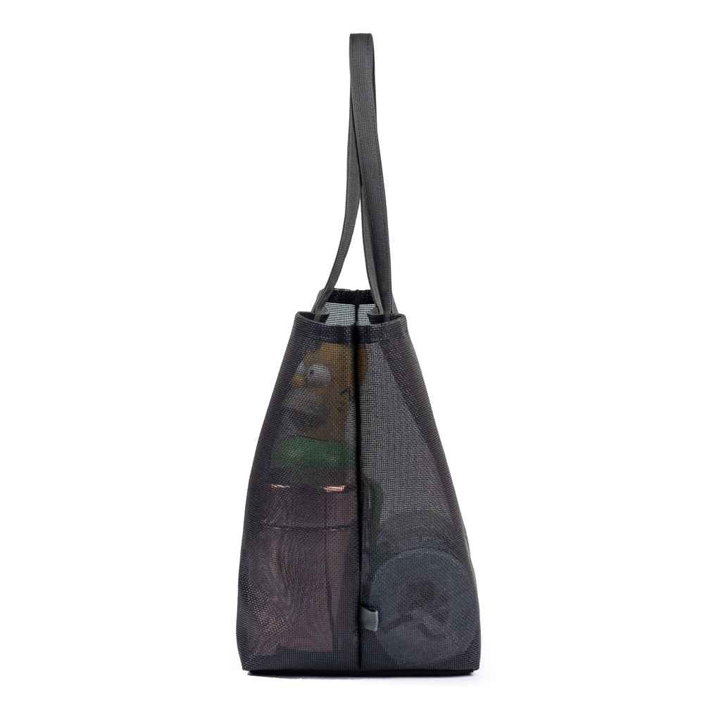 BLUE LUG* max tote (pvc mesh black) - BLUE LUG ONLINE STORE