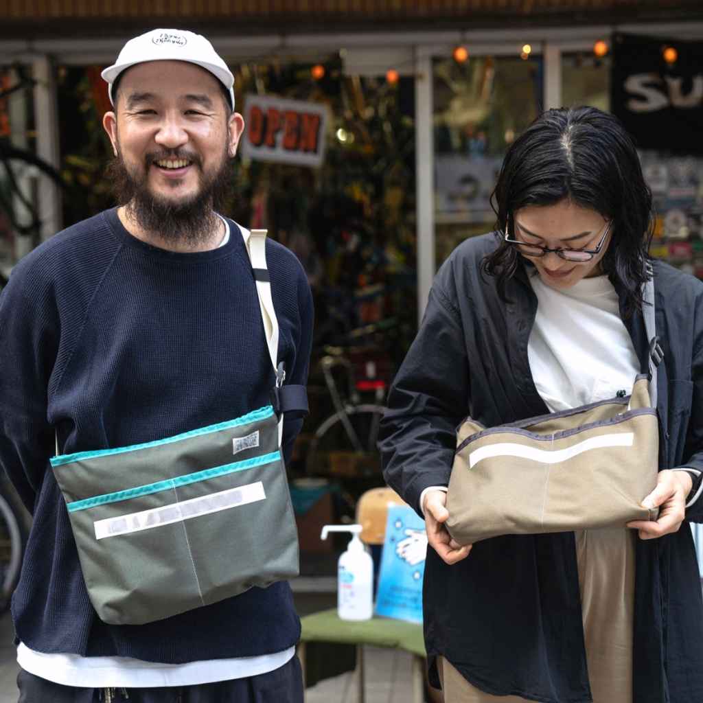 【はるさん専用】 BLUE LUG* stroll sacoche (flash green/reflector) - BLUE LUG ONLINE