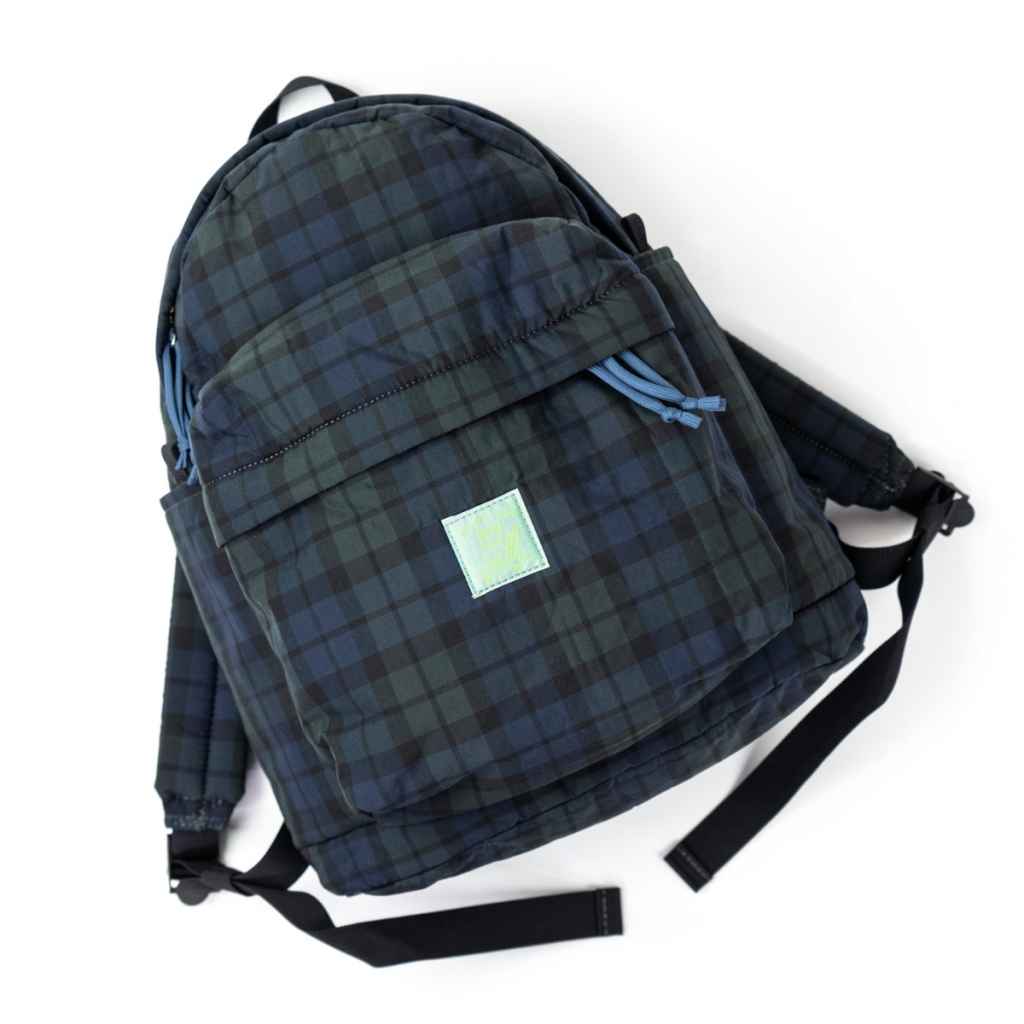 BLUE LUG* day pack mini (padding black watch) - BLUE LUG