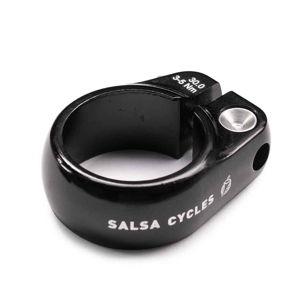 SALSA CYCLES* lip-lock clamp (black) - BLUE LUG ONLINE STORE