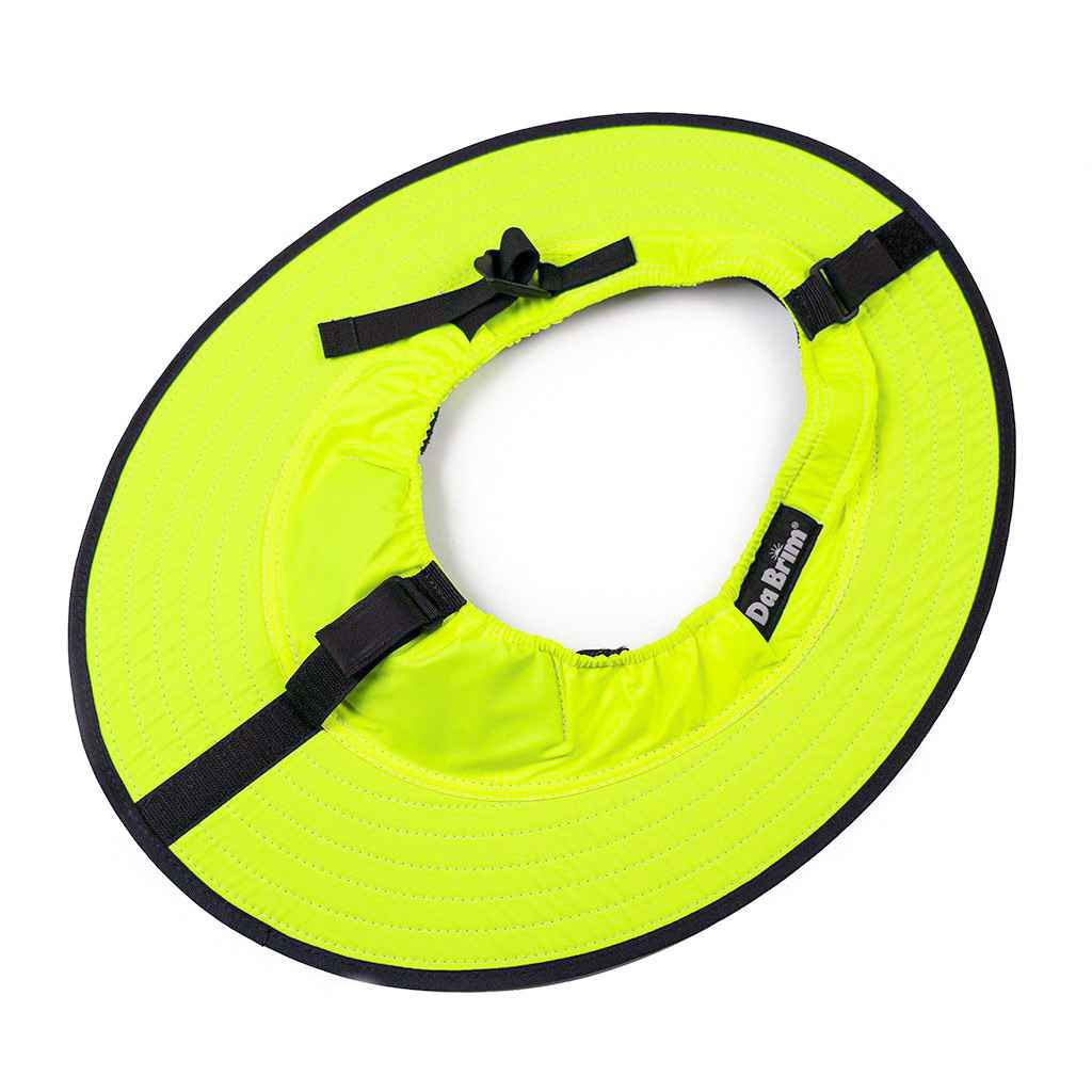 DA BRIM* cycling sporty helmet visor (yellow) - BLUE LUG