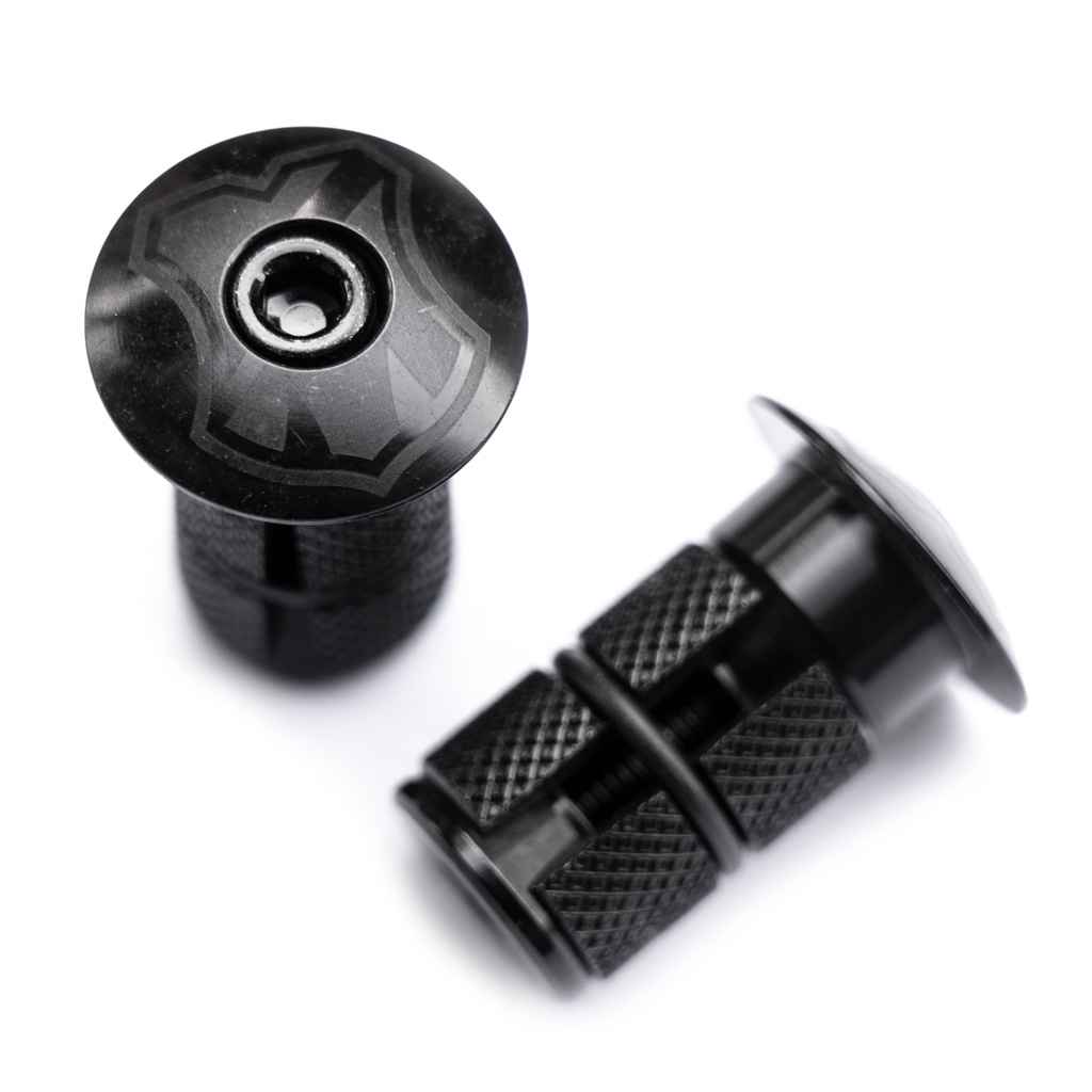 Mash SF バーエンドキャップ 2個セット MASH* bar end cap (black) - BLUE LUG ONLINE STORE