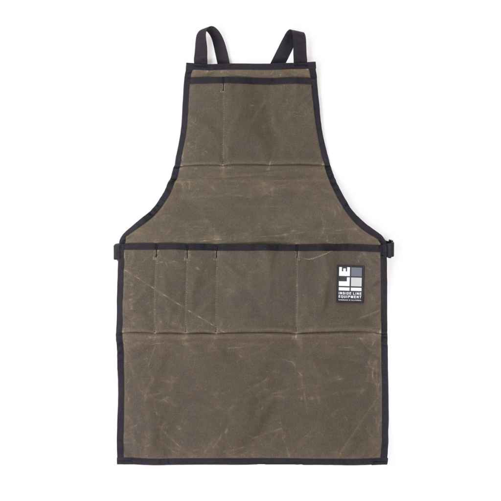 ILE work apron エプロン blue lug ブルーラグ ILE* x-back work apron (wax tan) - BLUE LUG ONLINE STORE