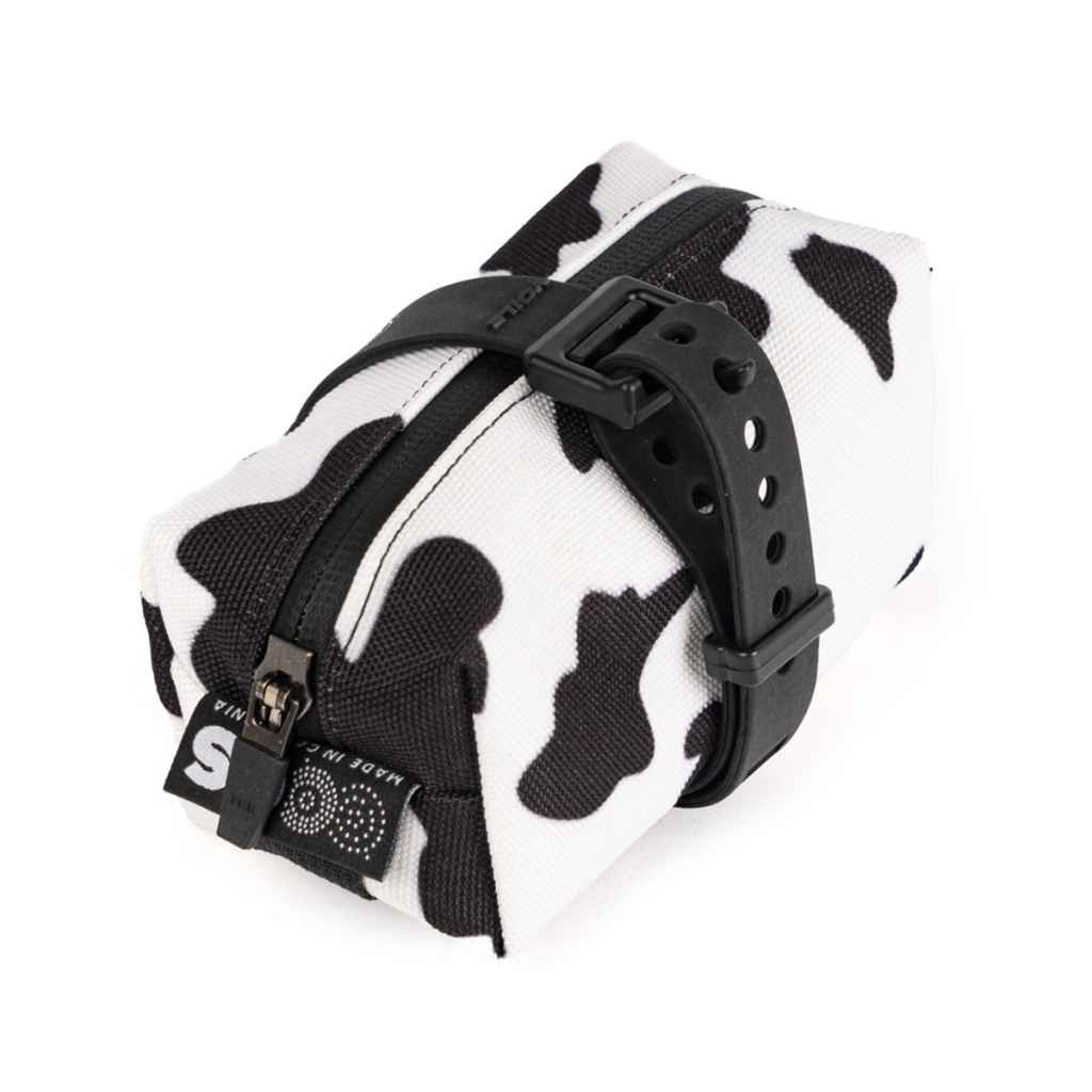 OUTER SHELL ADVENTURE* mini saddlebag (cow) - BLUE LUG