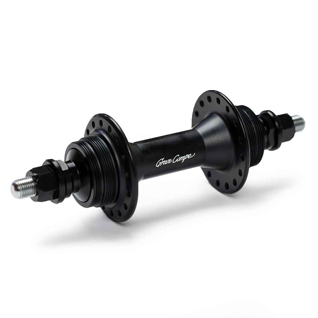 GRAN COMPE / TRACK HUB REAR 32H / MATTE BLACK - Above Bike Store
