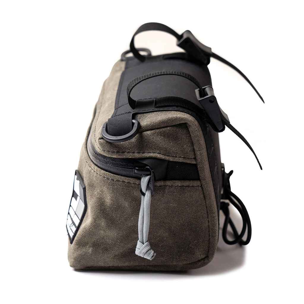 ILE* pilot bar bag (waxed/tan) - BLUE LUG ONLINE STORE