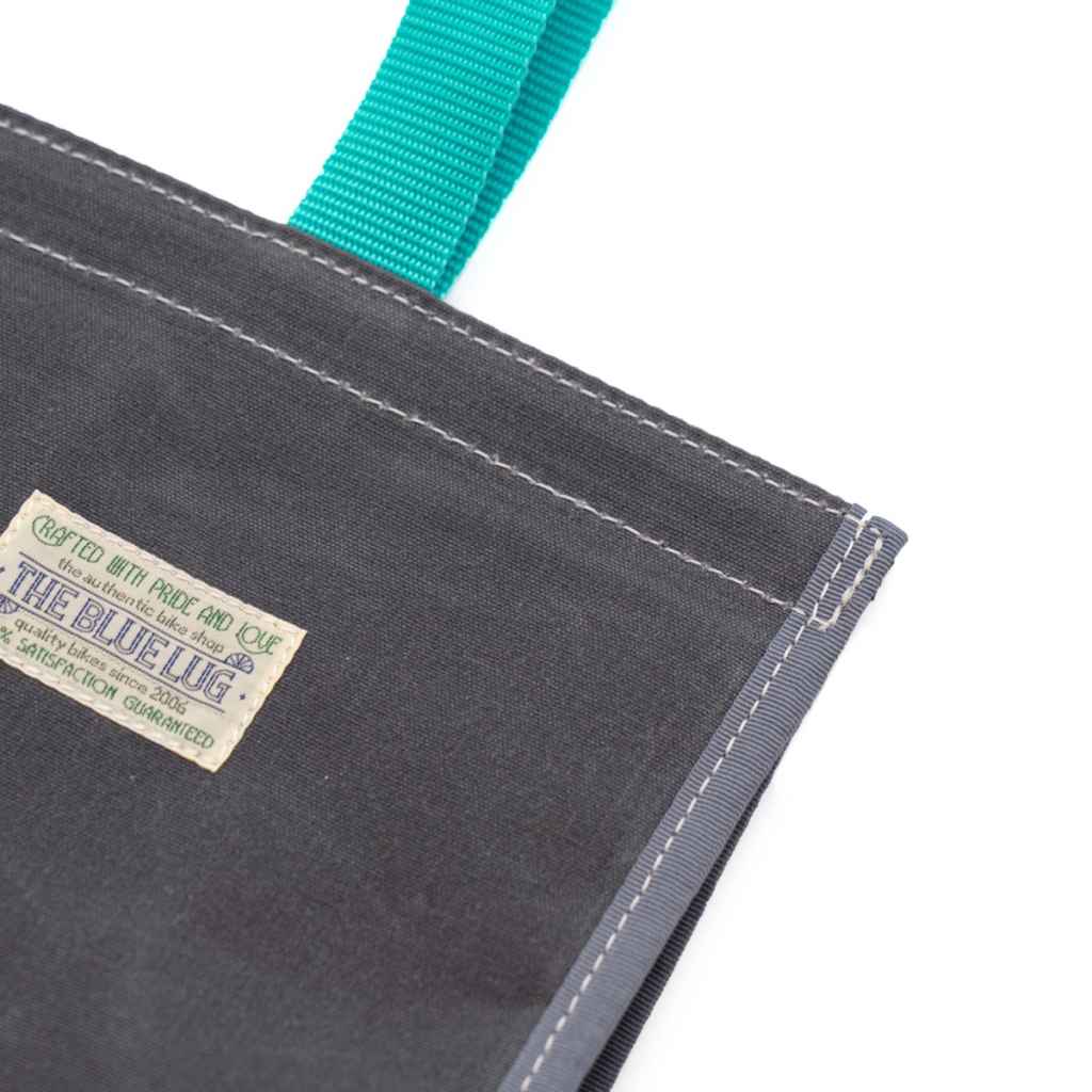 BLUE LUG* cooler bag (wax grey/turquoise) - BLUE LUG ONLINE STORE