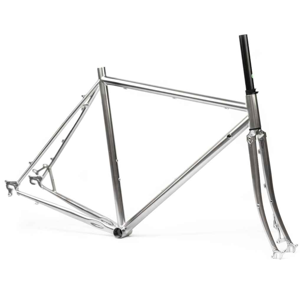 SURLY* straggler 700C frame&fork set (mach silver) - BLUE